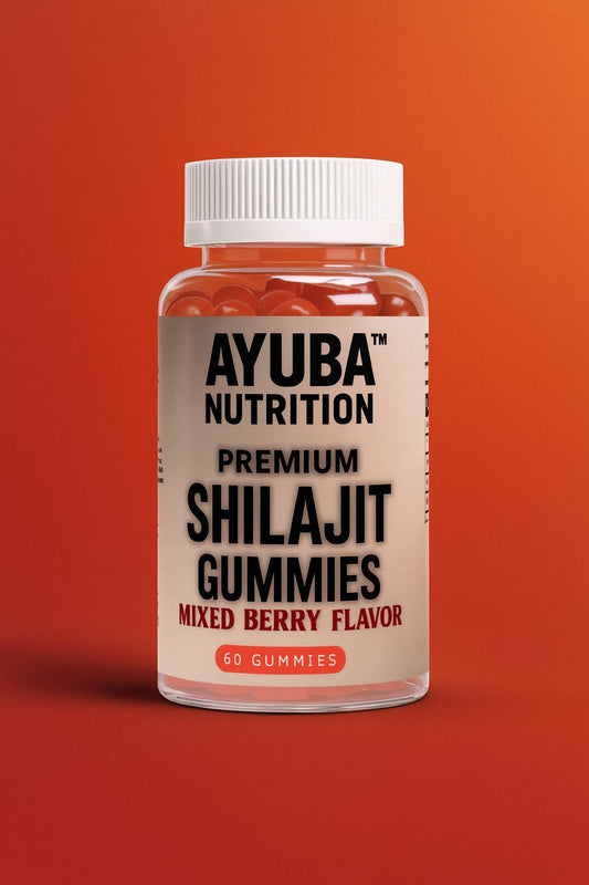 Power Shilajit Gummies - 1000mg Shilajit + Vitamin C,B6, B12 - 60 Stk