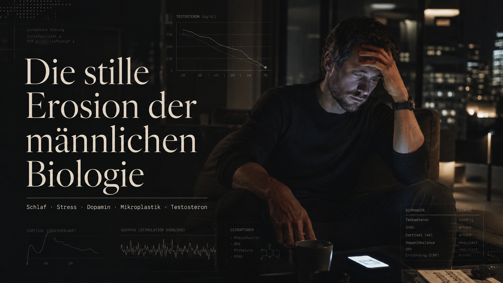 German Longevity Institute Report: Die stille Erosion der männlichen Biologie — AYUBA NUTRITION