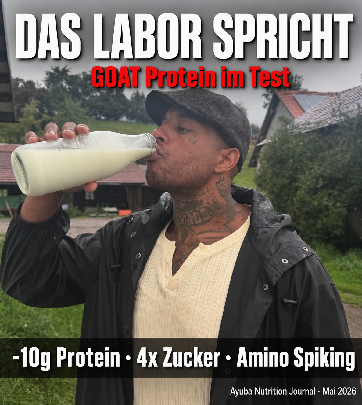 RoRoH GOAT Protein Laboranalyse - Supplemania Befunde 2026 - Amino Spiking erklärt - Coach Aaron in der Kritik