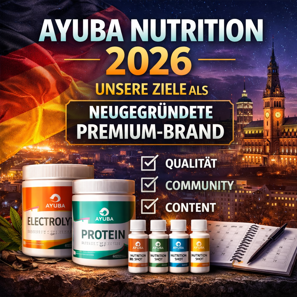 Ayuba Nutrition 2026: Unsere Ziele als neu gegründete Premium Supplement Firma