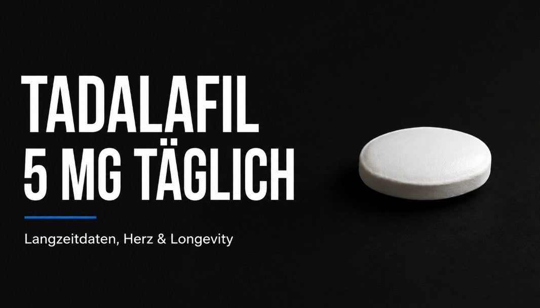 Tadalafil 5 mg täglich – Langzeitdaten, Biohacking, Herzgesundheit und Longevity