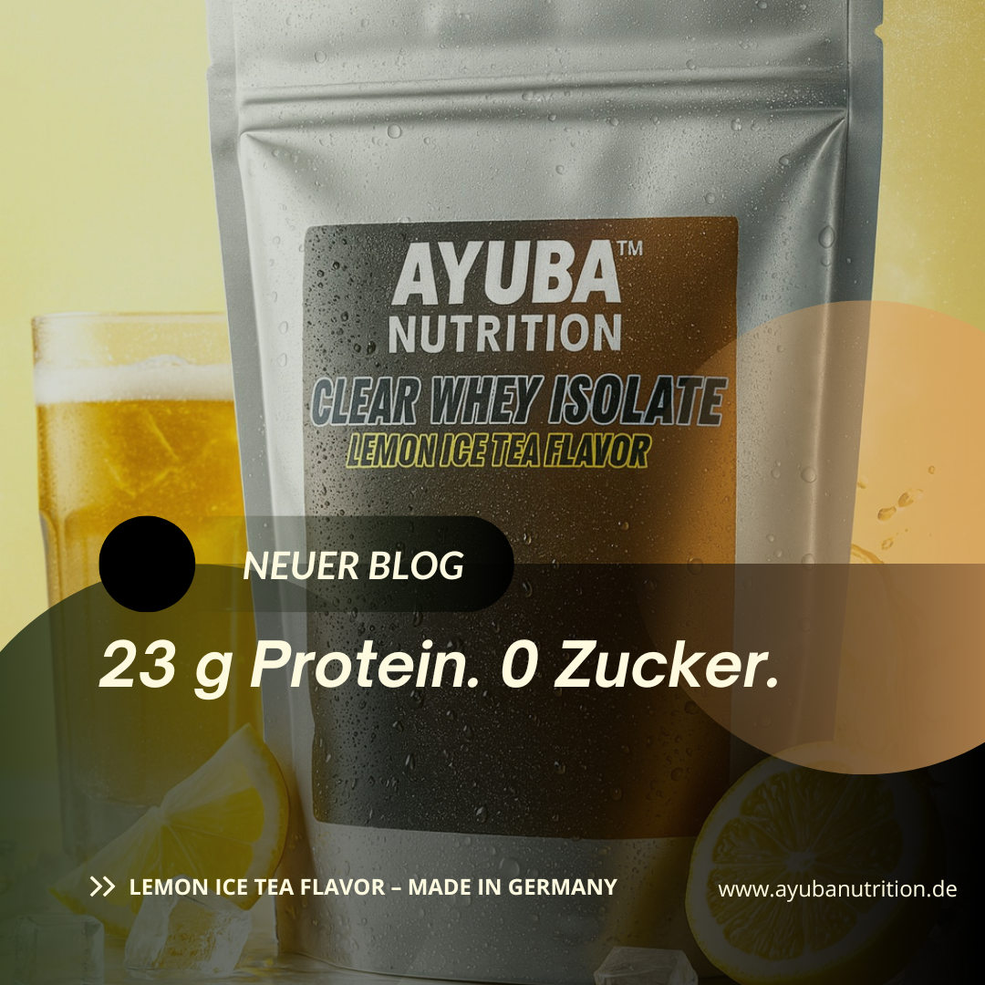 AYUBA Nutrition™ Clear Whey Isolate – Lemon Ice Tea Flavor