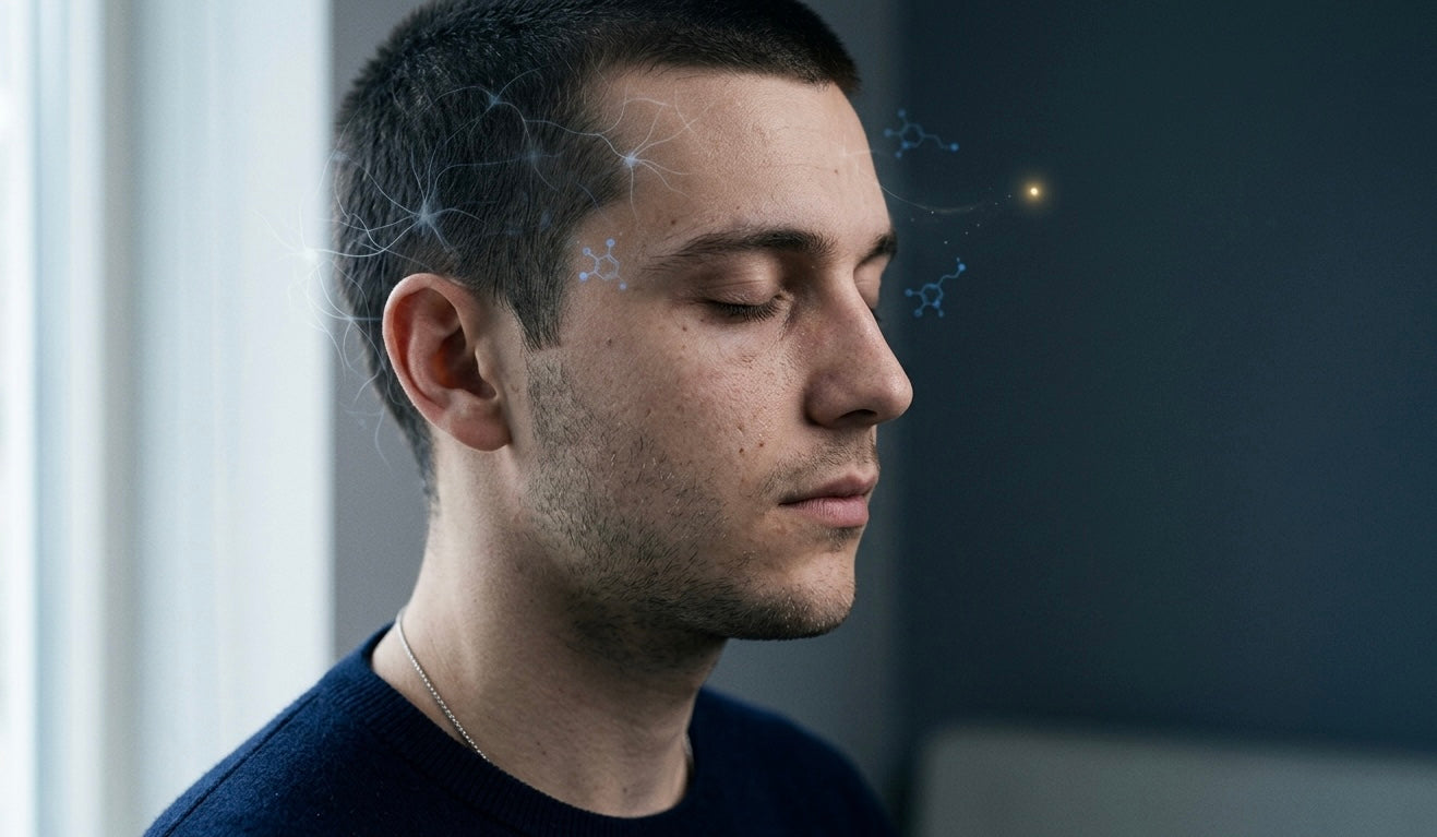 Anhedonie nach Cannabis: Visualisierung des Belohnungssystems mit D1-D2 Rezeptor-Komplex und Dynorphin-KOR Anti-Belohnungspfad — German Longevity Institute Recovery Guide