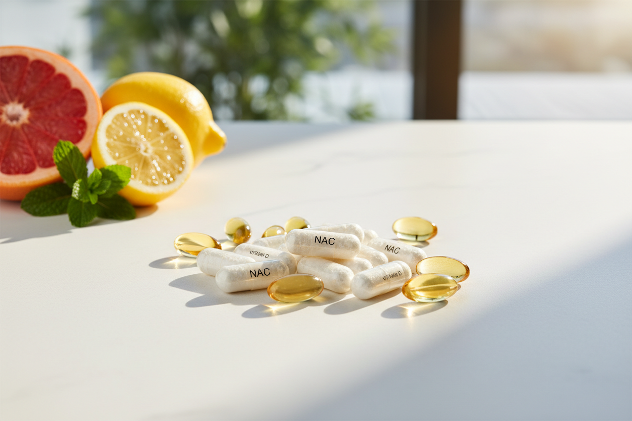 Vitamin D + NAC: Neue Studie zeigt starke Anti-Aging-Effekte