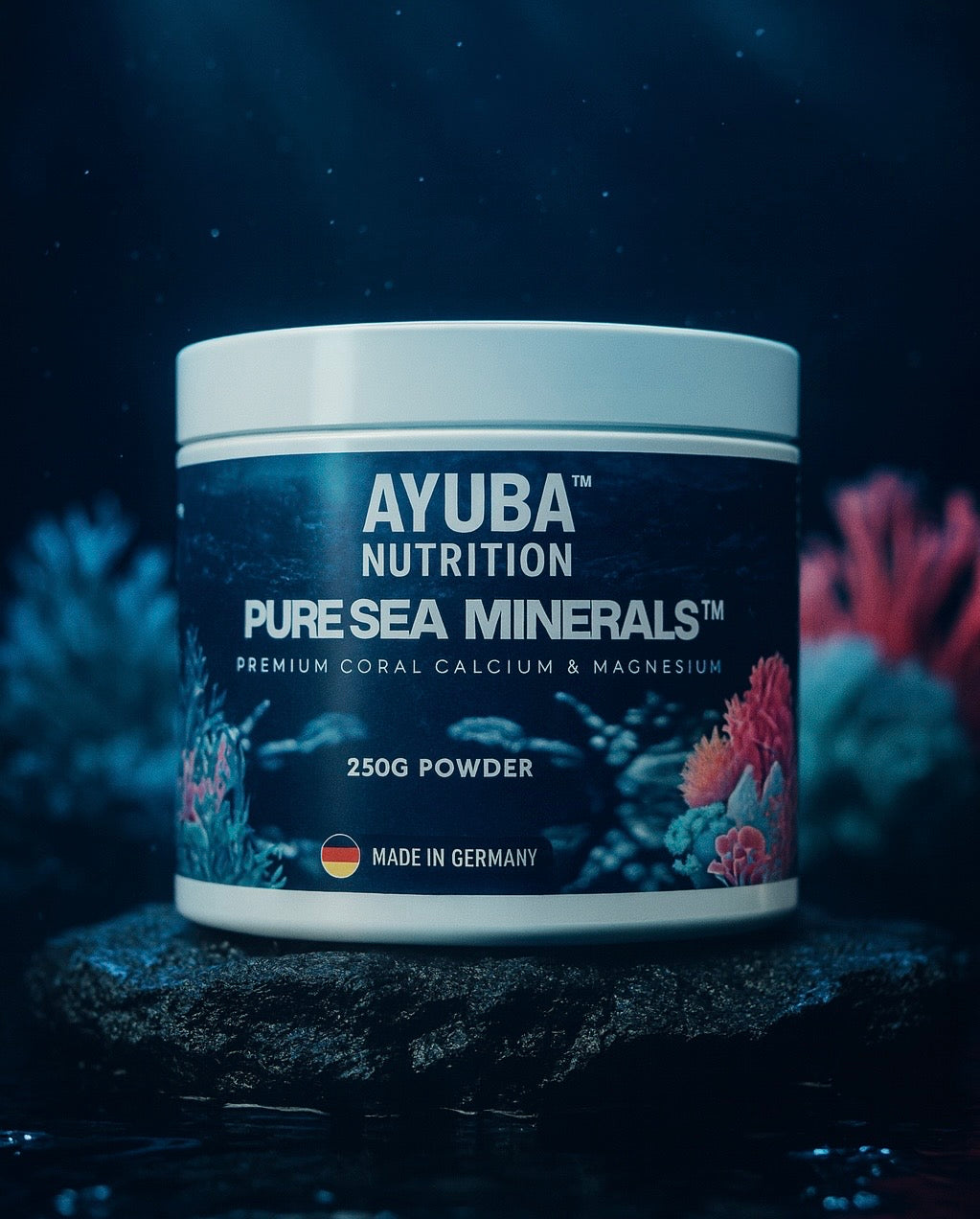 PureSea Minerals™ - Premium Coral Calcium & Magnesium - 250g Pulver