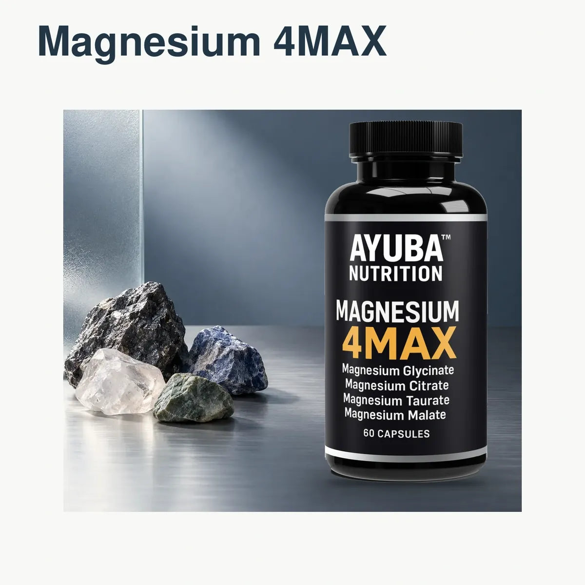 Magnesium 4MAX mit Mineralsteinen