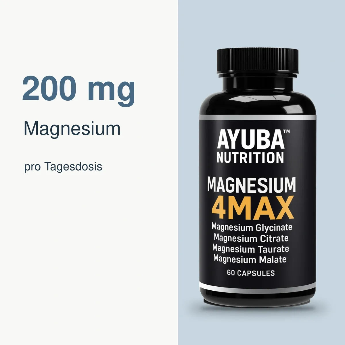Magnesium 4MAX: 200 mg Magnesium pro Tagesdosis